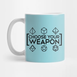 DnD - Choose your Weapon Mug